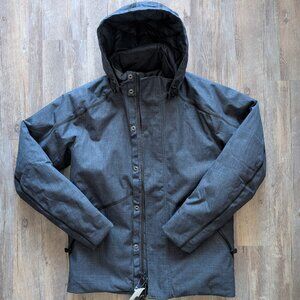 Aether Men's S Passage Insulated Jacket, Total Eclipse Heather